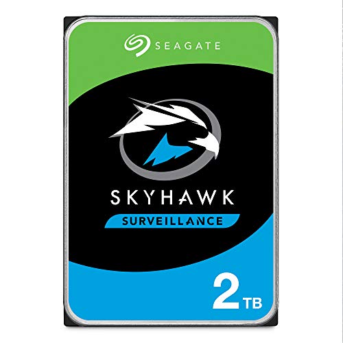 Seagate SkyHawk, Unità Disco Interna da 2 TB per Applicazioni di Sorveglianza, Unità SATA da 6 Gbit/s, 3.5”, Cache da 64 MB per Sistemi con Videocamere DVR e NVR (ST2000VX008)