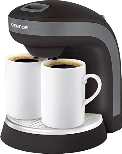 Sencor SCE 2000BK macchina per caffè Libera installazione Nero, Grigio 0,3 L 2 tazze Manuale