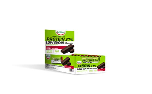 Equilibra Protein 31% Low Sugar Bar Choco Brownie - 24 Bar - 950 g