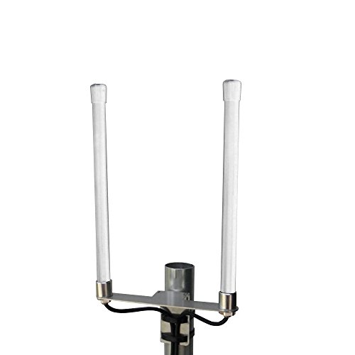PROSCAN modl 6 W – 800/1800/2600 Multi Band LTE/4G Antenna, 2 X 2 Mimo, 6.5dbi Potenza guadagno, resistente alle intemperie, cavo 5 m con connettore SMA maschio – adatto a diversi router LTE