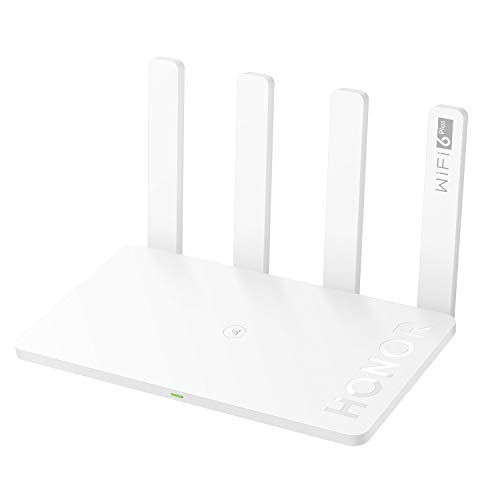 HONOR Router 3 - Router Ethernet Dual Band WiFi 6, velocità Wi-Fi Fino a 3000 Mbps(5GHz + 2,4GHz), 4 Porte Gigabit, 4 Antenne, Supportare Il Controllo Genitori, WPS, VPN, Rete Ospite, Bianca