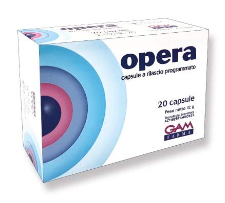 OPERA® Integratore utile per contrastare stati infiammatori - Funzione antidolorifica - Agisce contro il gonfiore. 20 capsule
