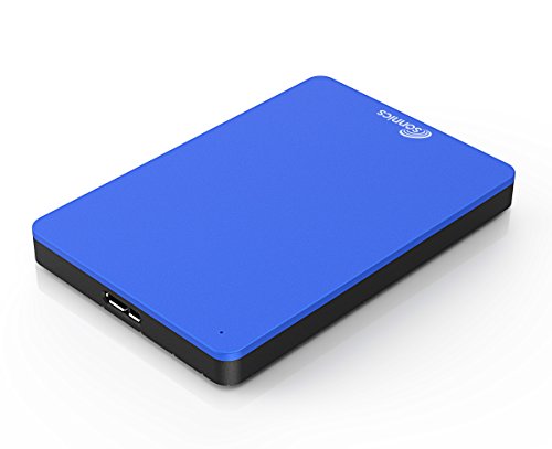 Sonnics 500GB Blu hard disk esterno portatile USB 3.0 Super velocità di trasferimento per uso con Windows PC, Apple Mac, Xbox One e PS4