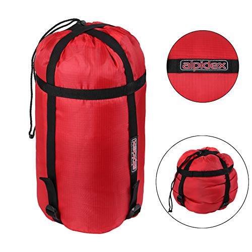 ALPIDEX Sacca Compressione Sacco a Pelo Portatile Leggero Impermeabile Stuff Sack Backpack