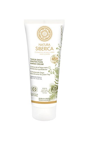 Natura Siberica telefono Taiga di crema per le mani per tutti i giorni, confezione da (2 X 75 ML)