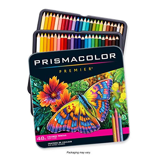 Sanford Prismacolor Premier Colored Pencil Set, 48/Tin (Japan Import)