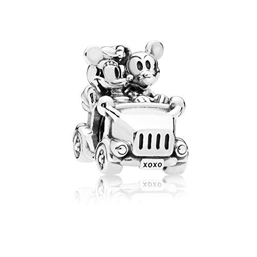 Pandora 797174 Minnie Mouse & Topolino Car Charm in argento Sterling