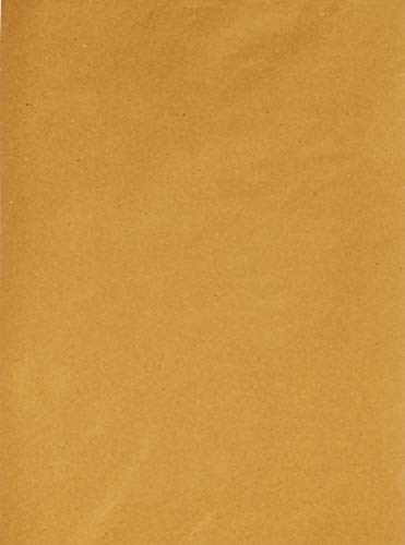 Carta paglia - Formato cm. 30x40 - Confezione da 500 fogli senza disegni - Tovagliette americane di cartapaglia monouso ideali come sottopiatto rustico e come copri vassoio