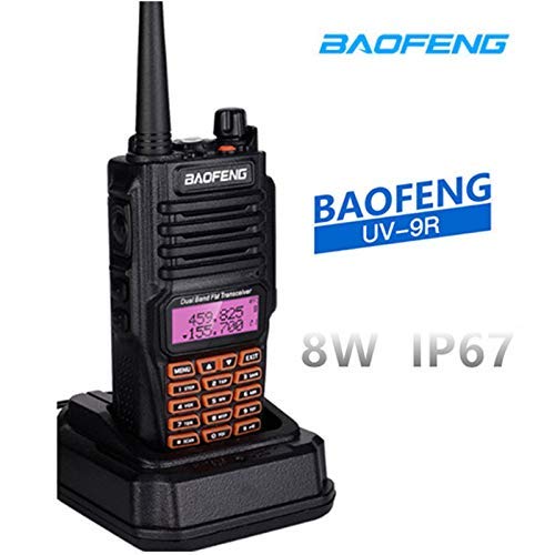 BAOFENG UV-9R Walkie Talkie Radio BF-UV9R IP67 Waterproof Dual Band Ham Radio 8W UV 9R