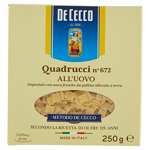 De Cecco Quadrucci All'Uovo n° 672 - 250 g