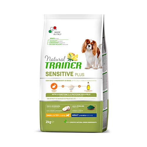 Trainer Natural Sensitive Plus - Cibo per Cani Small&Toy Adult con Coniglio-Riso-Olio 2kg