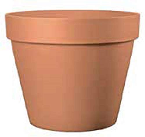 VASI IN TERRACOTTA (20 PEZZI) PER FIORI E PIANTINE GRASSE. DIAMETRO CM. 15, ALTEZZA CM. 14. MADE IN ITALY. GIARDINAGGIO