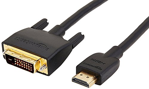 AmazonBasics Cavo adattatore da HDMI a DVI (ultimo standard) - 0,9 m (non per il collegamento a porte SCART o VGA)