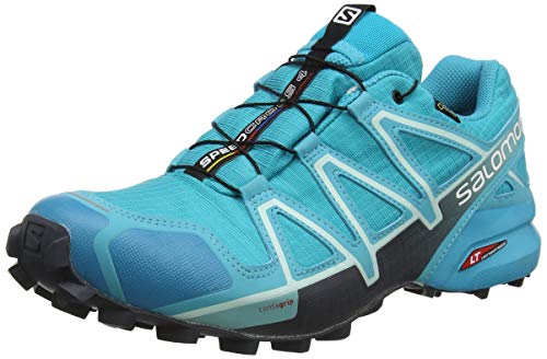 Salomon SPEEDCROSS 4 GTX W, Scarpe da Trail Running Donna, Blu (Bluebird/Icy Morn/Ebony), 39 1/3 EU