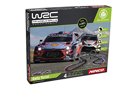 Ninco - WRC Rally Sweden Circuito Slot, Colori Assortiti única Assortiti