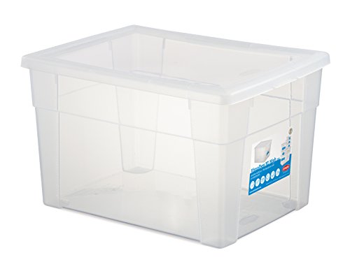 Stefanplast 3870420 Scatola Visualbox XL Cm 40X30X24 Organizzazione, Bianco