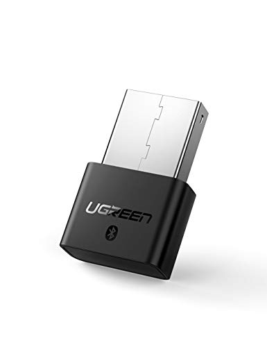 UGREEN Adattatore USB Bluetooth 4.0, Dongle Bluetooth Wireless EDR 20M Compatibile con Windows XP/7/8/10 per Joycon di Xbox one S, PS4 Controller, Cuffie, Altoparlanti, Mouse, Tastiera ecc.