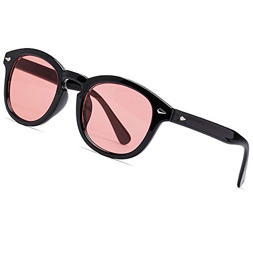 JAY DEPP MO SCOT Occhiali da sole colorati retrò moda donna occhiali da sole rotondi estivi rosso