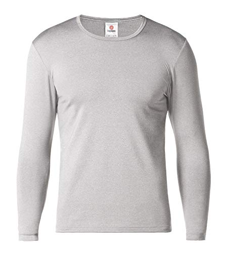 LAPASA Uomo T-Shirt Termica Pacco da 2 o 1 –Ti Tiene al Caldo Senza Stress- Intimo Maniche Lunghe Invernale Lightweight M09