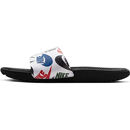 Nike KAWA Slide SE JDI (GS/PS), Scarpe da Ginnastica Bambino, Black/White, 31 EU