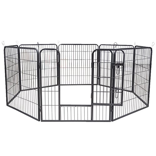 AQPET Recinto recinzione box per animali cani gatti roditori 80x80cm per esterno giardino