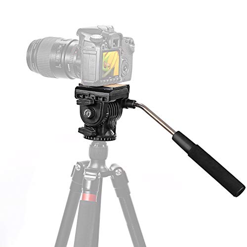 Neewer (Pro Verision) Testa Fluida per Treppiede per Fotocamere DSLR e Videocamere con Filetattura 1/4