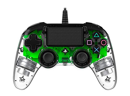 Nacon Compact Controller Luminosi, Verde - PlayStation 4