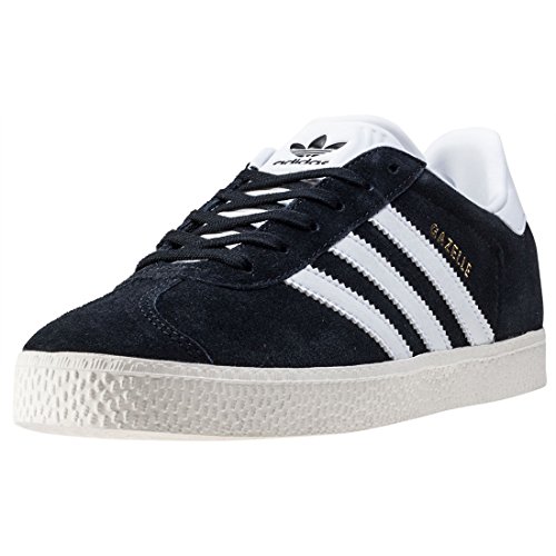 Adidas Gazelle J, Scarpe da Ginnastica Basse Unisex - Bambini, Nero (Negbas/Ftwbla/Dormet 000), 38 EU