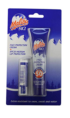 Ski Duo Pack Sun Protection Face Cream SPF50 40 ml & balsamo per le labbra SPF20
