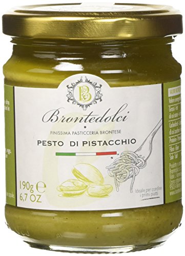 Pesto di Pistacchio - squisita preparazione al 55% di Pistacchi di Sicilia - 190g