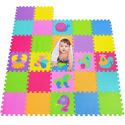 MSHEN-Tappetini Puzzle con Certificato CE e Certificazione TÜV in soffice Schiuma Eva | Tappeto da Gioco per Bambini | Tappetino Puzzle-1011G300918