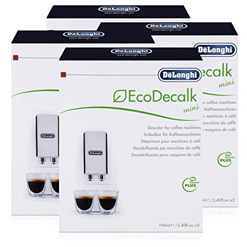 DeLonghi - Decalcificante EcoDecalk per macchine da caffè 2 x 100 ml (confezione da 4)