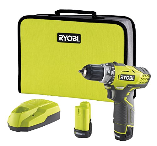 Ryobi RCD12012L drill Senza chiave Nero, Giallo 1 kg