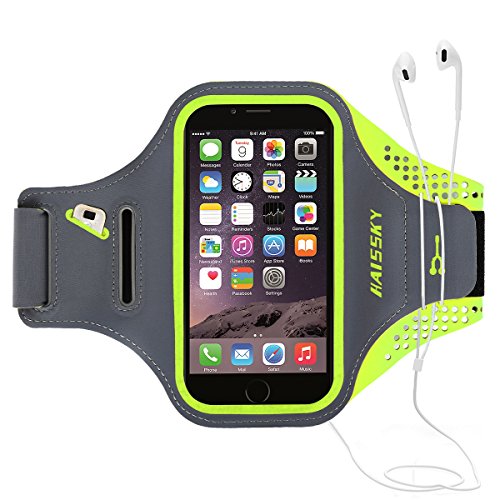 Guzack Fascia da Braccio Sportiva Running, Sports Armband Porta Cellulare Resistente all'acqua, Prova di Sudore con Cinturino Regolabile, per iPhone 6/6s/7/8, Samsung, Galaxy, Huawei