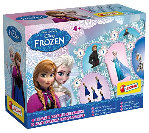 Lisciani Giochi- Disney LSI Carte Giganti Frozen 46812, Multicolore, 859134