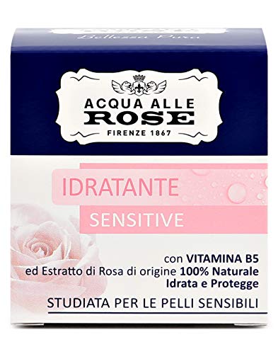 Acqua alle Rose Crema Idratante, Pelli Secche o Sensibili, 50 ml
