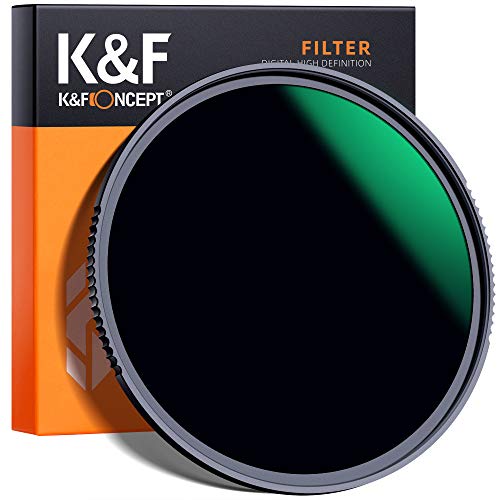 Filtro ND 86mm K&F Concept Nano-X Filtro per obiettivi ND1000 (10 stop)18 Strati Rivestimento Multistrato Nano ND Filtro