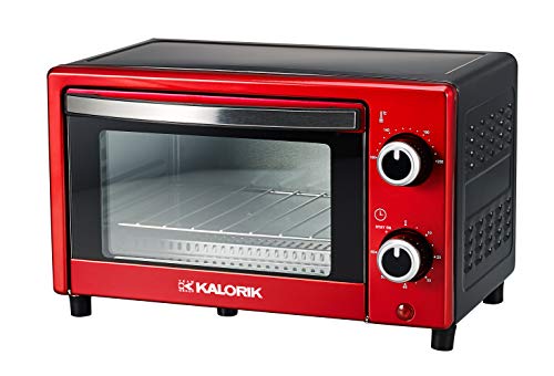 Team Kalorik TKG OT 2025 RD Mini Forno, Vetro, Rosso Metálico