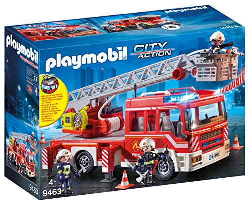Playmobil City Action 9463 - Autoscala dei Vigili del Fuoco, dai 4 anni