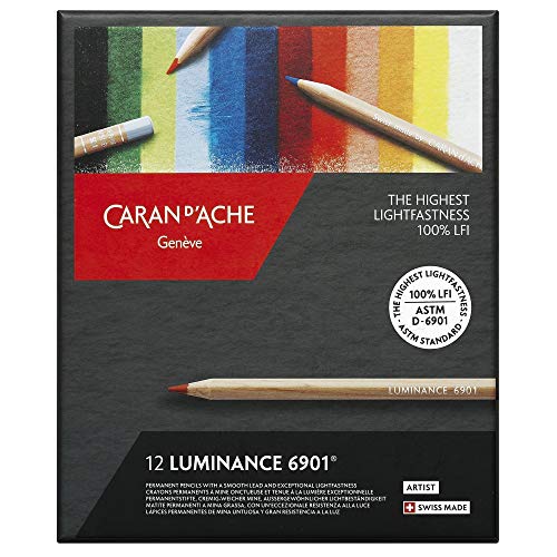 Caran d-Ache 6901.712 12pezzo(i) pastello colorato - pastello colorato (12 pezzo(i), Esagonale