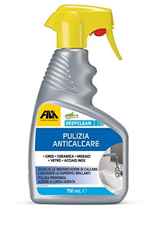 FILA Surface Care Solutions Spray anticalcare per Il Bagno Professionale, 750 ml, 750 unità