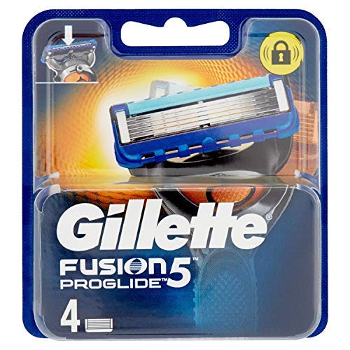 Gillette Fusion ProGlide Lamette di Ricambio per Rasoio, 4 Lamette