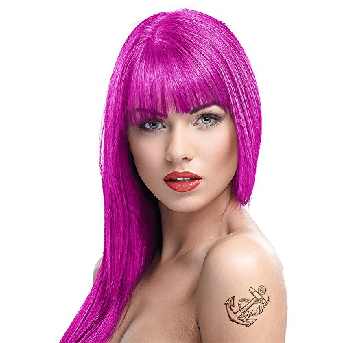 2 x Crazy Color Semi Permanent Hair Colour Dyes by Renbow 100ml Pinkissimo 42
