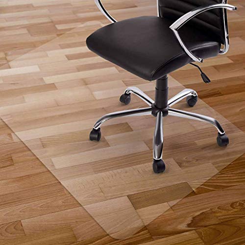 BEIGOO-M Trasparente Chair Mat,PVC per La Cucina Protezione Camera Letto Plastica Tappeti Antiscivolo Tappetino-60x90cm(24x35inch)-1mm