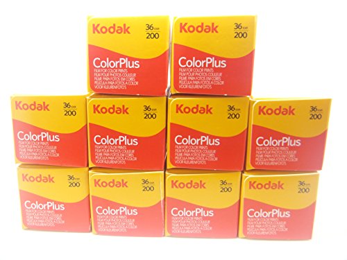 10 Rullini Kodak Color Plus 35mm 200/36 - Conf. da 10 pz. - Pellicola - Rullino - Fotografia