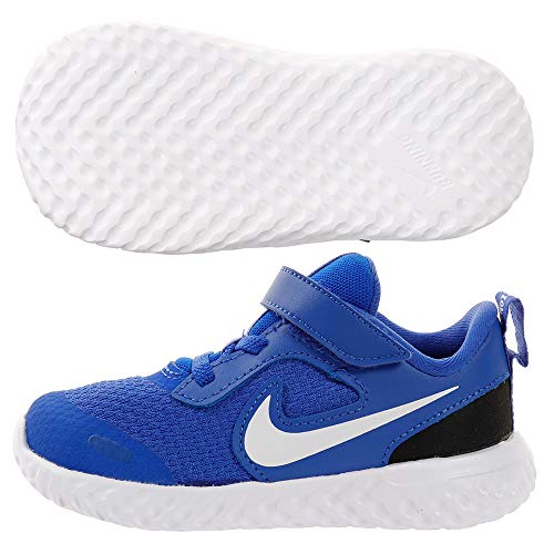 Nike Revolution 5, Scarpe da Campo e da Pista Unisex-Bambini, Multicolore (Racer Blue/White-Black 401), 32 EU