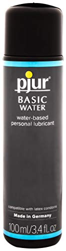 pjur BASIC WATERBASED - Gel lubrificante a base d’acqua per novizi - adatto anche ai sex toy (100ml)