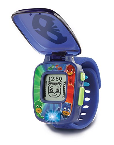 VTech PJ MASKS GATUNO, orologio digitale educativo che stimola l'apprendimento e incorpora minigiochi e attività, blu (3480-175822)