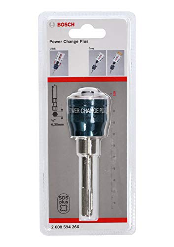 Bosch Professional 2608594266 Power Change Adapter, Bussola SDS Plus, Accessorio per Sega a Tazza