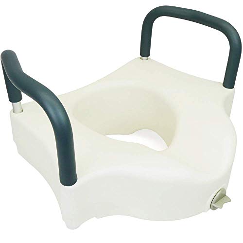 PrimeMatik - Rialzo per Sedile WC e Bagno con braccioli alzawater